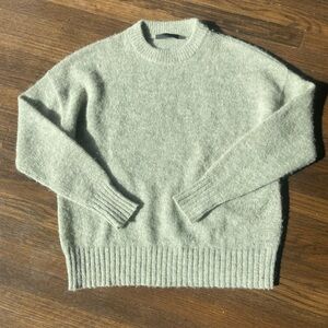 Jenni Kayne Mohair Crew Neck Sweater - light green